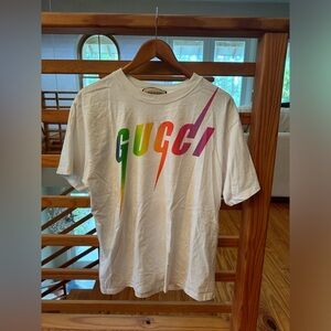 White Gucci blade T-shirt M